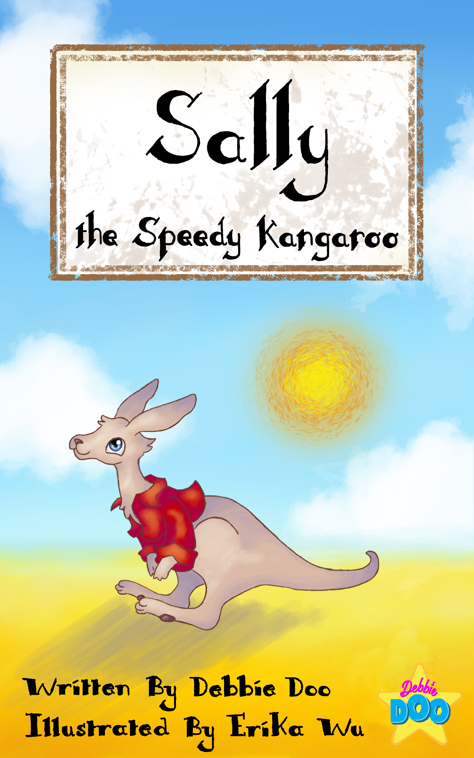Sally The Speedy Kangaroo Book Front Cover